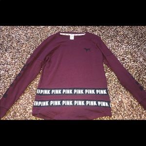 Maroon long sleeve tee